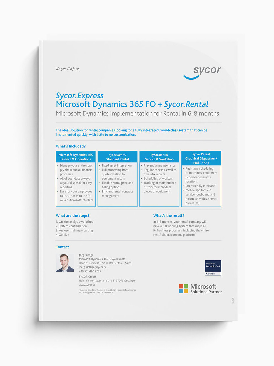 Special Offer: Express Rental Software Implementation