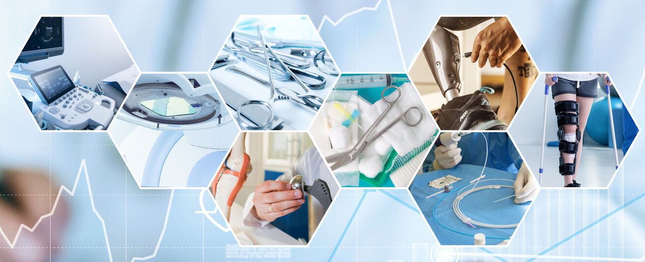 Rental of exchange devices and replacement devices in medical technology