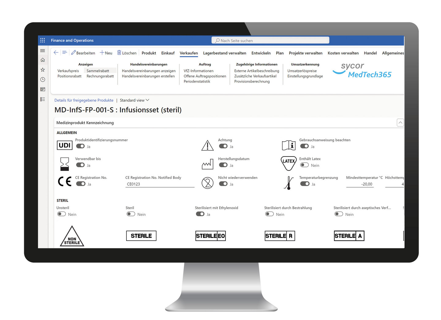 Sycor.MedTech365 – Die perfekte ERP-Branchenlösung für die Medizintechnik