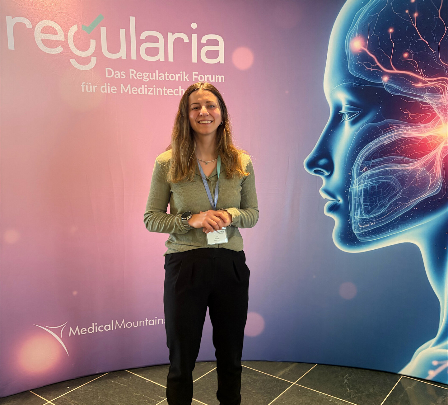 Lisa Flixeder auf der Regularia Lisa Flixeder auf der Regularia